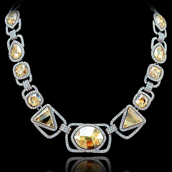 Picture of Original Design Luxury Platinum Plated Collar 16 OR 18 Inches