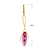 Picture of Zinc Alloy Artificial Crystal Dangle Earrings from Certified Factory