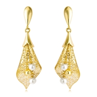 Picture of Attractive White Classic Dangle Earrings For Your Occasions