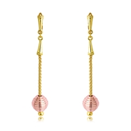 Picture of Featured Multi-tone Plated Classic Dangle Earrings with Full Guarantee