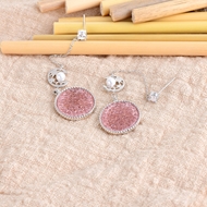 Show details for Sparkling Casual Copper or Brass Dangle Earrings Show details for Sparkling Casual Copper or Brass Dangle Earrings