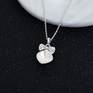 Picture of Nickel Free Platinum Plated Small Pendant Necklace with Easy Return