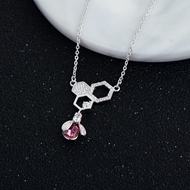 Picture of Fashion Pink Pendant Necklace from Editor Picks