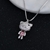 Picture of Eye-Catching Platinum Plated Bear Pendant Necklace with Member Discount