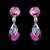 Picture of Zinc Alloy Purple Dangle Earrings from Certified Factory