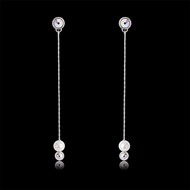 Picture of Delicate Artificial Pearl Zinc Alloy Dangle Earrings