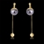 Picture of Nice Artificial Pearl Black Dangle Earrings