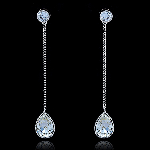 Picture of New Season  Zinc-Alloy Swarovski Element Drop & Dangle