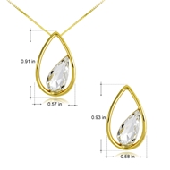 Picture of Hot Selling White Casual Necklace and Earring Set from Top Designer