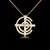 Picture of Distinctive White Gold Plated Pendant Necklace of Original Design