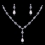 Show details for Beautiful Cubic Zirconia Casual Necklace and Earring Set