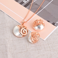 Picture of Dubai Zinc Alloy Necklace and Earring Set with Worldwide Shipping