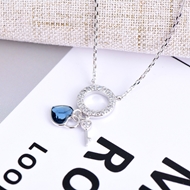 Show details for Fashion Blue Pendant Necklace with Beautiful Craftmanship Show details for Fashion Blue Pendant Necklace with Beautiful Craftmanship