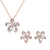 Picture of Nice Artificial Crystal White Necklace and Earring Set