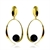 Picture of Most Popular Artificial Pearl Black Dangle Earrings