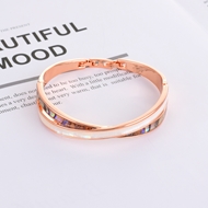 Picture of Designer Rose Gold Plated Classic Fashion Bracelet with No-Risk Return