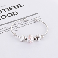 Picture of Purchase Rose Gold Plated Artificial Crystal Fashion Bracelet Exclusive Online