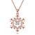 Picture of Nickel Free Rose Gold Plated Copper or Brass Pendant Necklace with No-Risk Refund