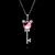 Picture of Most Popular Swarovski Element Key Pendant Necklace