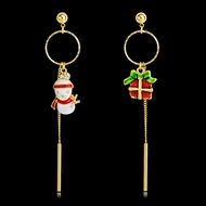 Picture of Inexpensive Gold Plated Cubic Zirconia Dangle Earrings with Member Discount