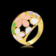 Picture of Bulk Gold Plated Colorful Fashion Ring Exclusive Online