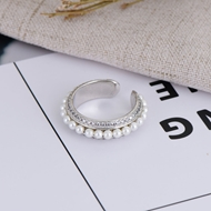 Picture of Most Popular Artificial Pearl Fashion Fashion Ring