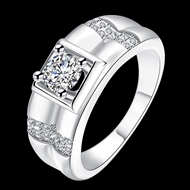 Picture of New Season White Dubai Fashion Ring with SGS/ISO Certification