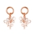 Picture of White Rose Gold Plated Dangle Earrings with Speedy Delivery