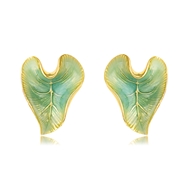 Picture of Best Enamel Green Stud Earrings