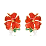 Picture of Classic Flower Stud Earrings Online Only