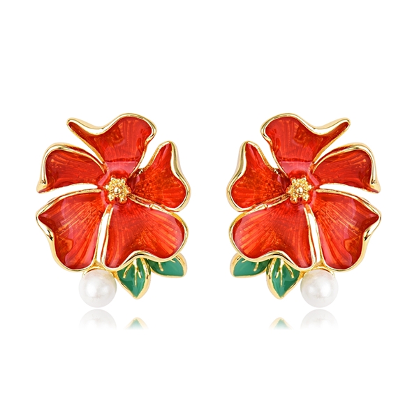 Picture of Classic Flower Stud Earrings Online Only