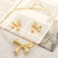 Show details for Zinc Alloy Casual Necklace and Earring Set from Editor Picks