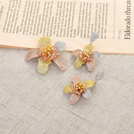 Show details for Eye-Catching White Copper or Brass Necklace and Earring Set with Member Discount