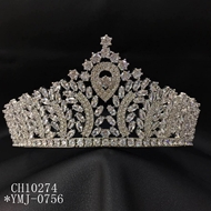 Show details for Sparkly Casual Platinum Plated Crown