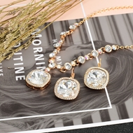Show details for Bling Casual Swarovski Element Necklace and Earring Set Show details for Bling Casual Swarovski Element Necklace and Earring Set