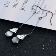 Picture of Delicate Opal Zinc Alloy Dangle Earrings