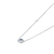 Picture of Beautiful Cubic Zirconia Platinum Plated Pendant Necklace