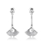 Picture of Delicate Platinum Plated Dangle Earrings with Speedy Delivery