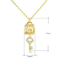 Picture of Hypoallergenic Gold Plated Delicate Pendant Necklace with Easy Return