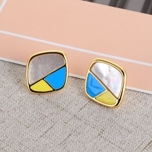 Show details for Fashion Colorful Stud Earrings with Low Cost