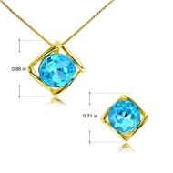 Picture of Fast Selling Yellow Rose Gold Plated Necklace and Earring Set from Editor Picks