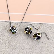 Picture of Classic Gunmetal Plated Necklace and Earring Set with Worldwide Shipping