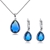 Picture of Reasonably Priced Rose Gold Plated Red Necklace and Earring Set from Reliable Manufacturer