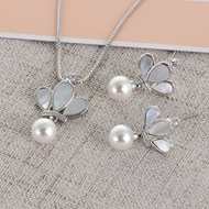 Picture of Hot Selling White Classic Necklace and Earring Set from Top Designer