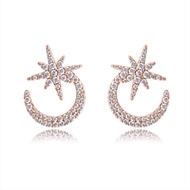 Picture of Charming White Cubic Zirconia Stud Earrings As a Gift