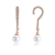 Picture of Copper or Brass Rose Gold Plated Dangle Earrings at Great Low Price