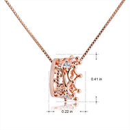 Picture of Fast Selling White Rose Gold Plated Pendant Necklace from Editor Picks