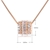 Picture of Shop Rose Gold Plated Cubic Zirconia Pendant Necklace with Wow Elements