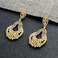 Show details for Sparkling Casual Copper or Brass Dangle Earrings Show details for Sparkling Casual Copper or Brass Dangle Earrings