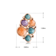 Picture of Irresistible Green Zinc Alloy Stud Earrings